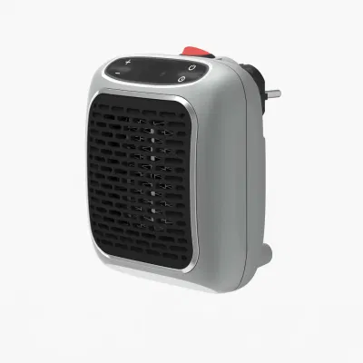 Ontel Handy Heater Turbo 800 Stufetta calda con presa a muro per piccoli spazi con termostato regolabile, programmabile 12